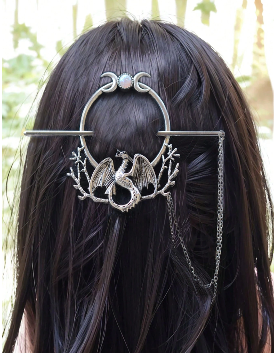 The Moonfire Guardian Hair Pin