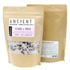 Himalayan Bath Salt Blend 500g -Sensual Ylang Ylang & Rose (500g)