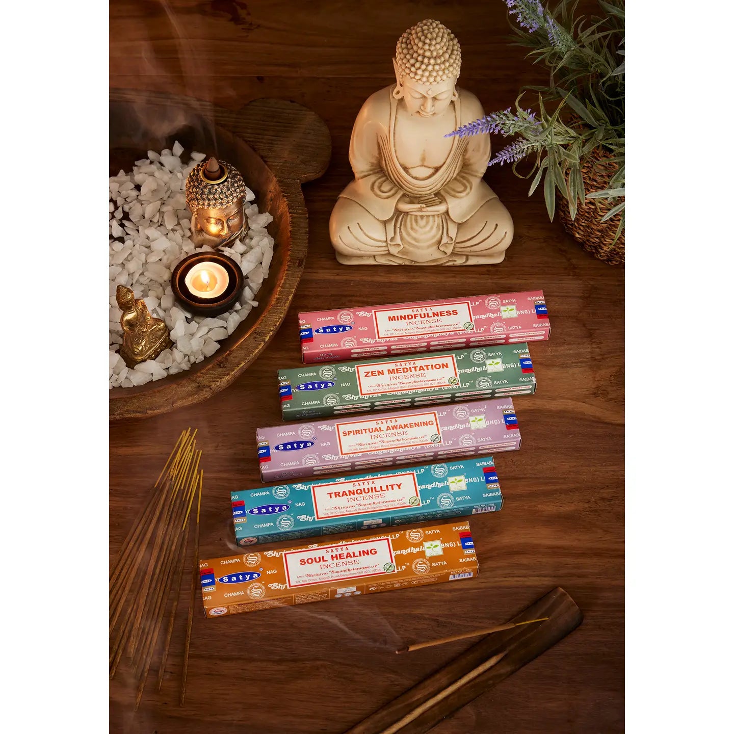 Satya Nag Champa Mindfulness Series Incense Sticks 15g