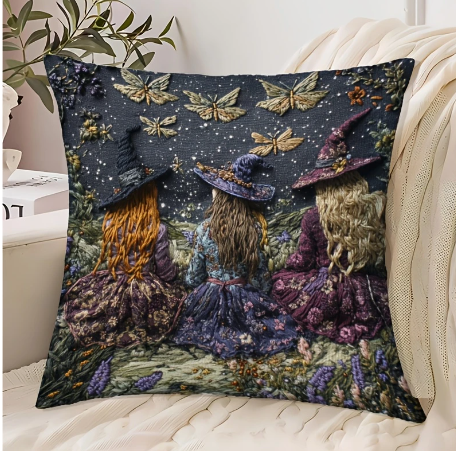 The Midnight Coven Cushion Cover