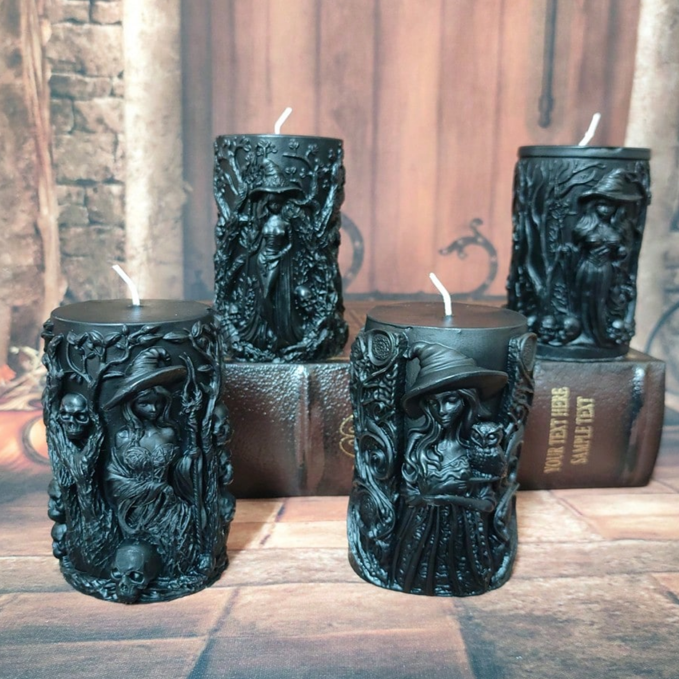 The Witch's Grimoire 3D Sculpted Ritual Candles - LIMITED EDITION