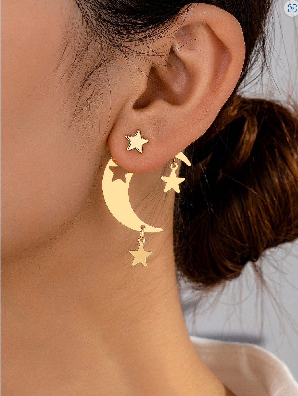 The Moondancer Celestial Star-Cutout Earrings