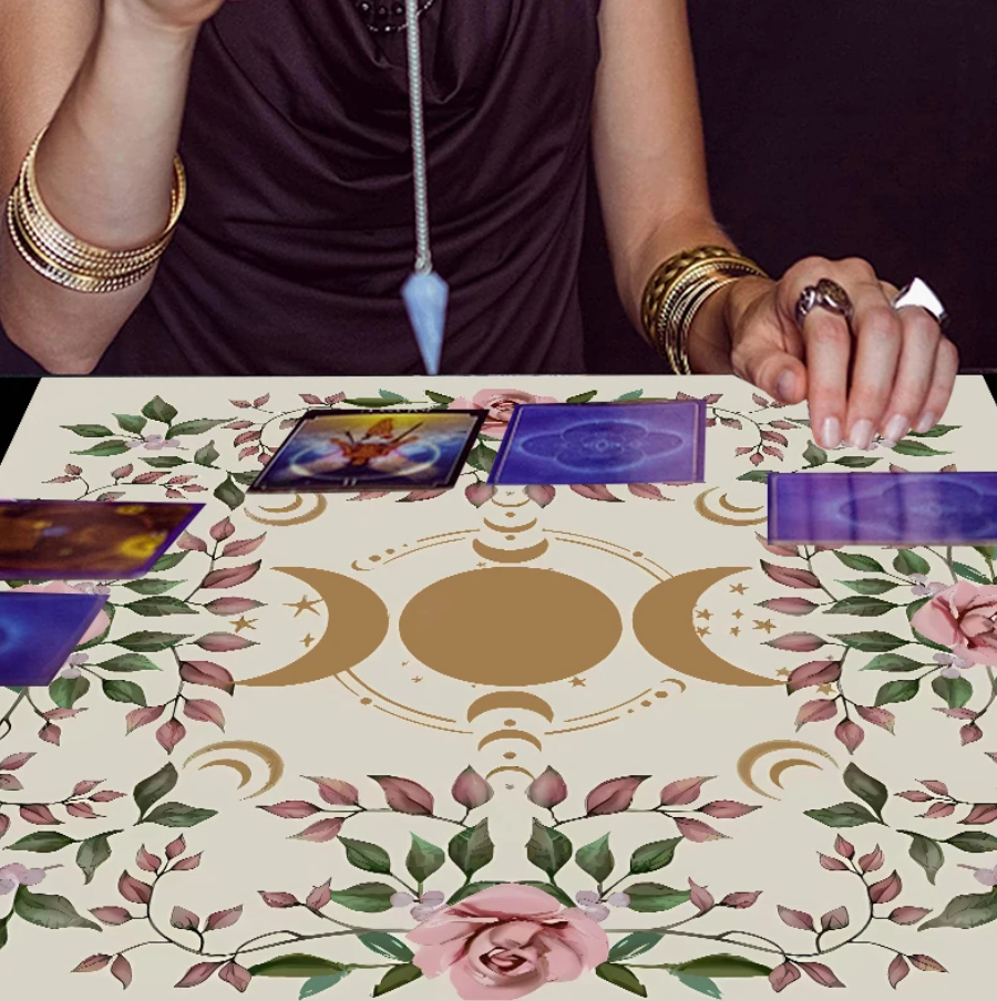 The Rosé Moon Altar Cloth