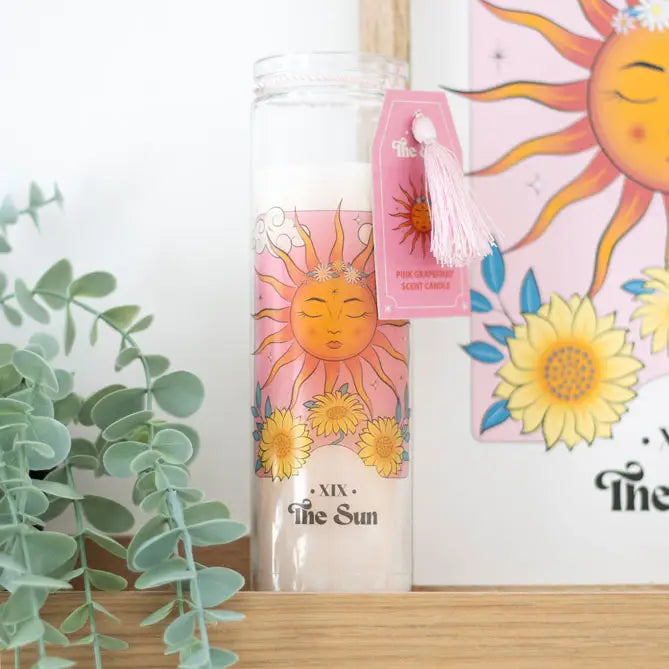 The Pink Sun Grapefruit Tube Candle