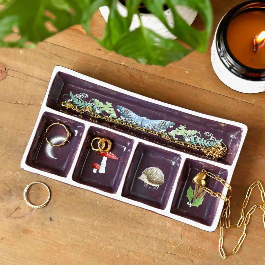 The Moonrise Ceramic Trinket Tray
