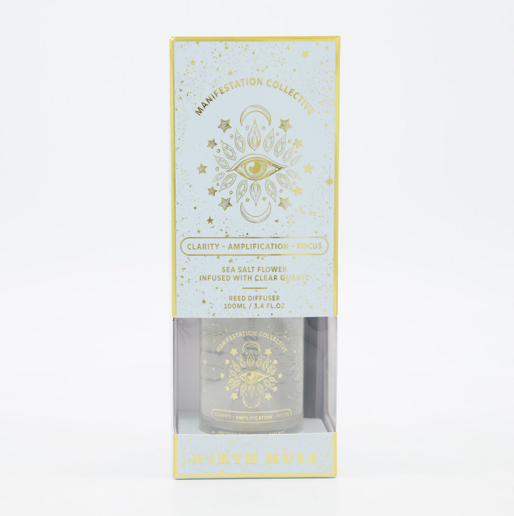 Sea Salt Flower Clear Quartz Infused Diffuser 100ml