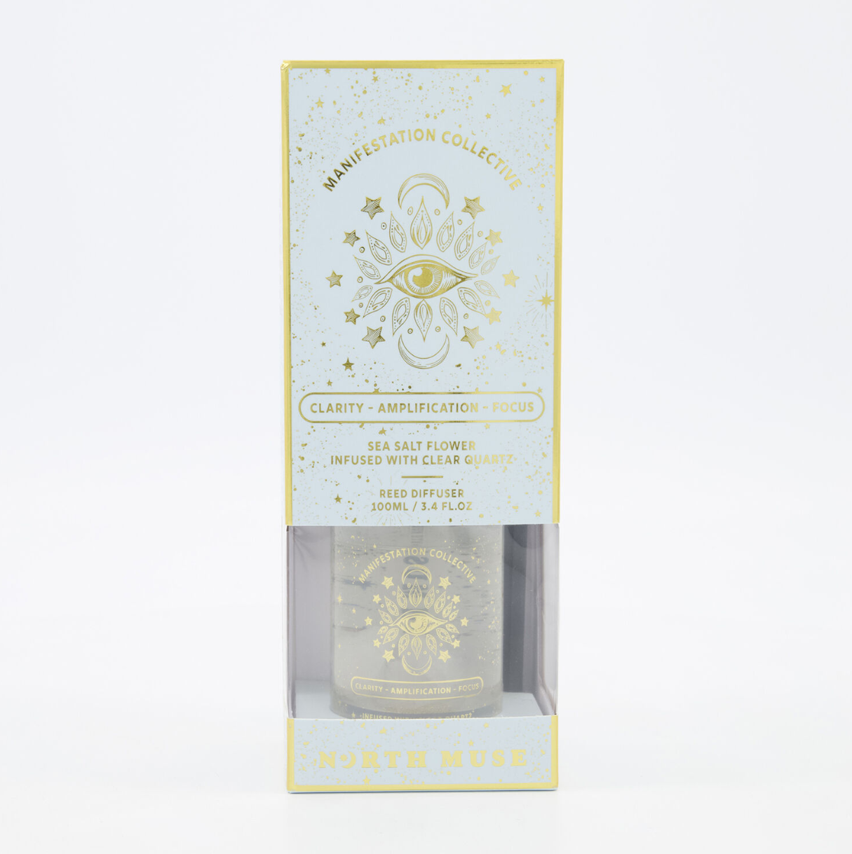 Sea Salt Flower Clear Quartz Infused Diffuser 100ml