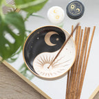 Yin Yang Ceramic Incense Holder Plate
