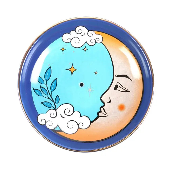 The Moon Ceramic Incense Holder Plate
