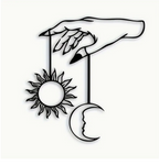 The Cosmic Puppeteer Metal Wall Art