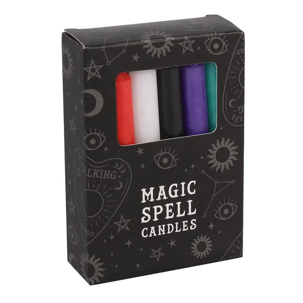 Set of 12 Small Mixed Magic Spell Candles