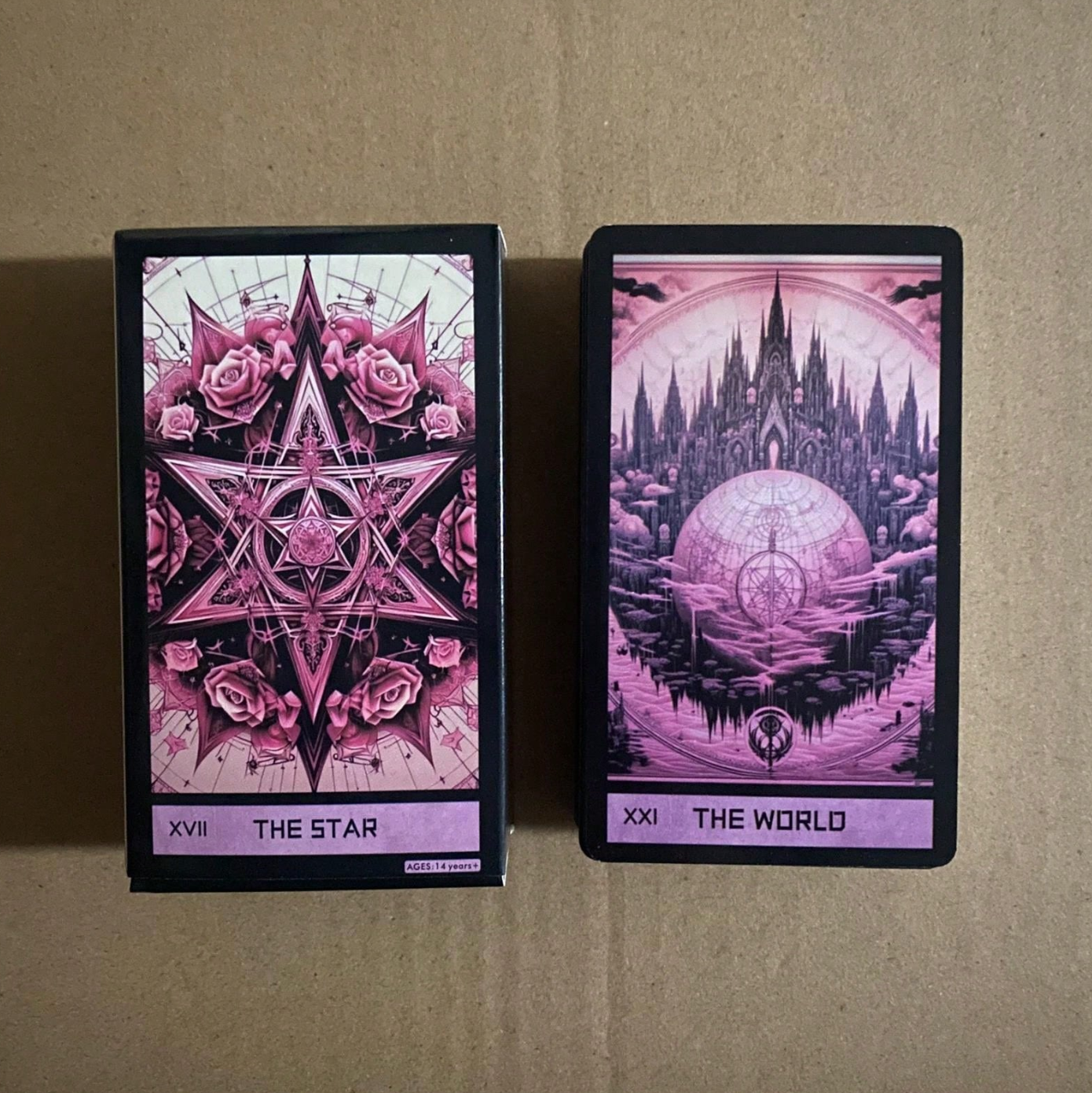 The Pink Gothic Tarot Cards