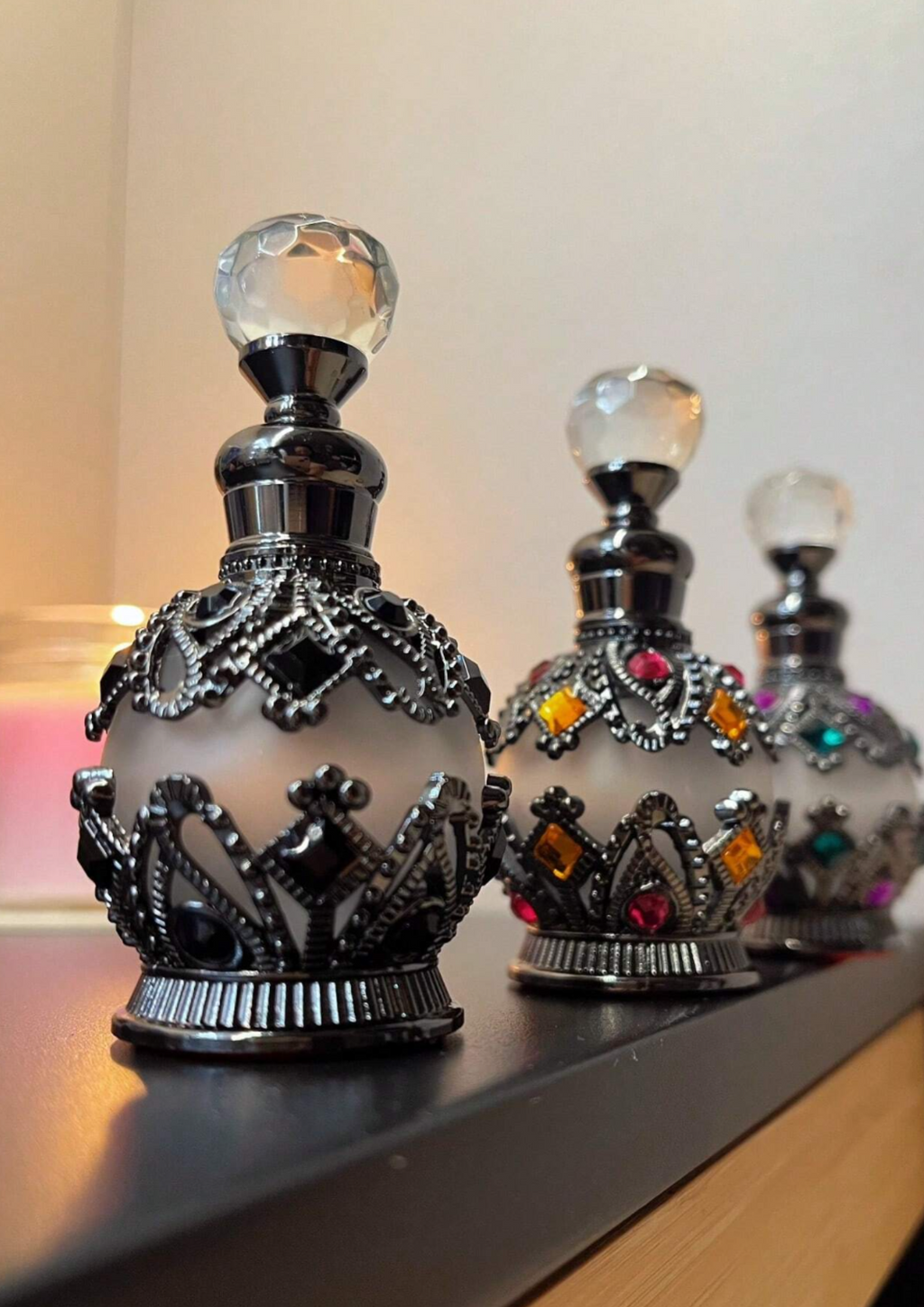 The Arcana Crystal Bottles