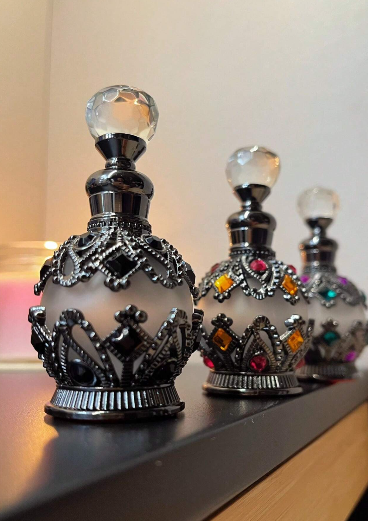 The Arcana Crystal Bottles
