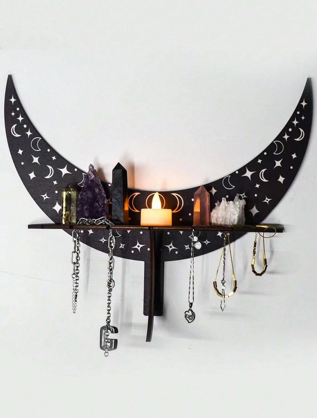 The Crescent Moon Altar Shelf