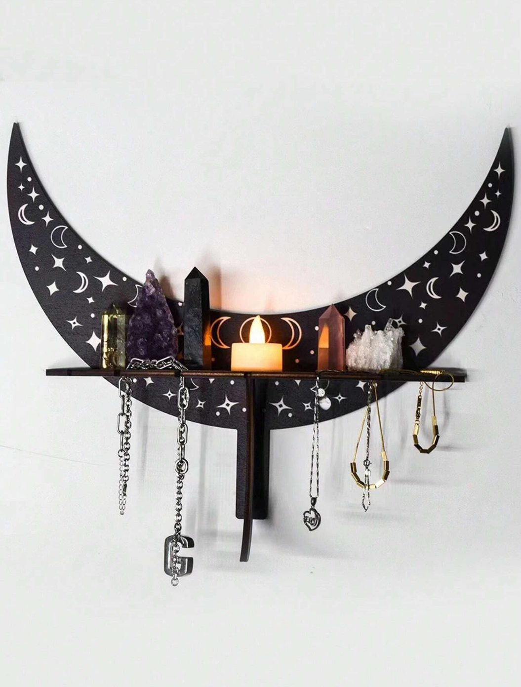 The Crescent Moon Altar Shelf