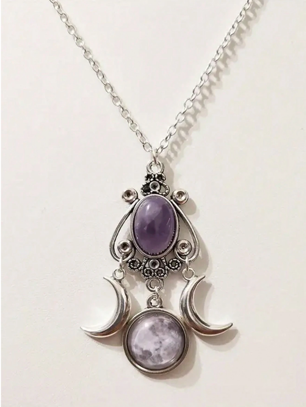 Triple Moon Mystic Pendant