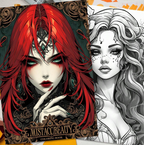 Enchanted Beauties – A Witchy Colouring Book