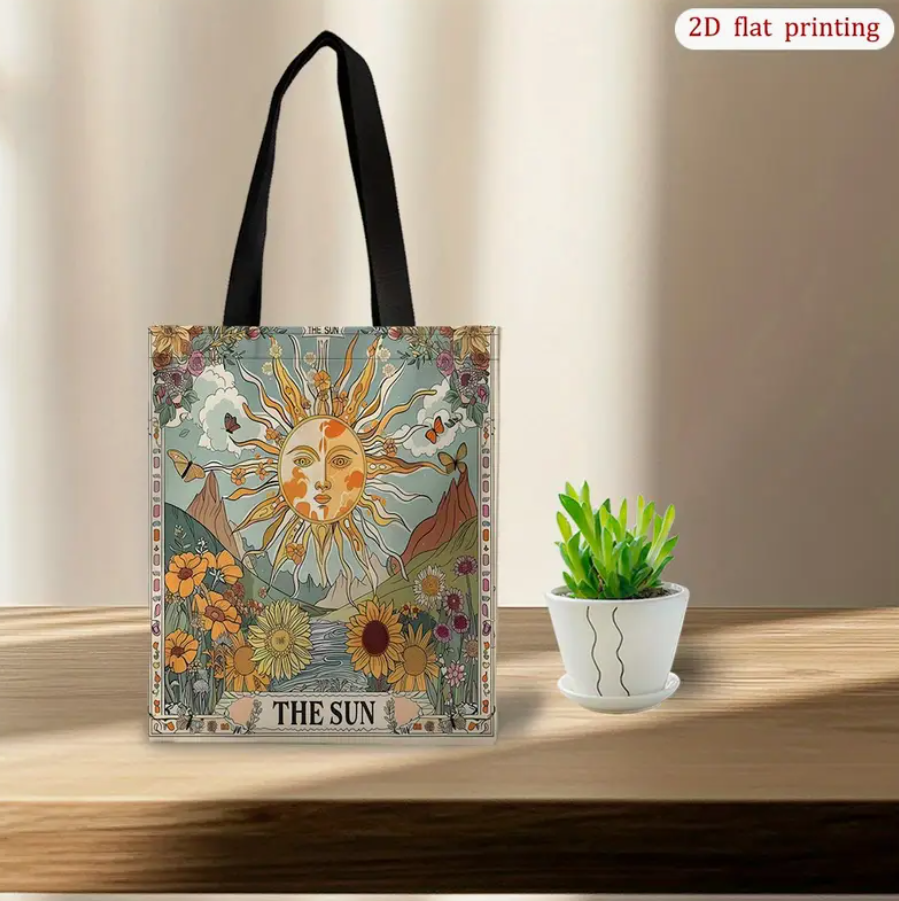 Solar Radiance Tarot Tote Bag - The Sun