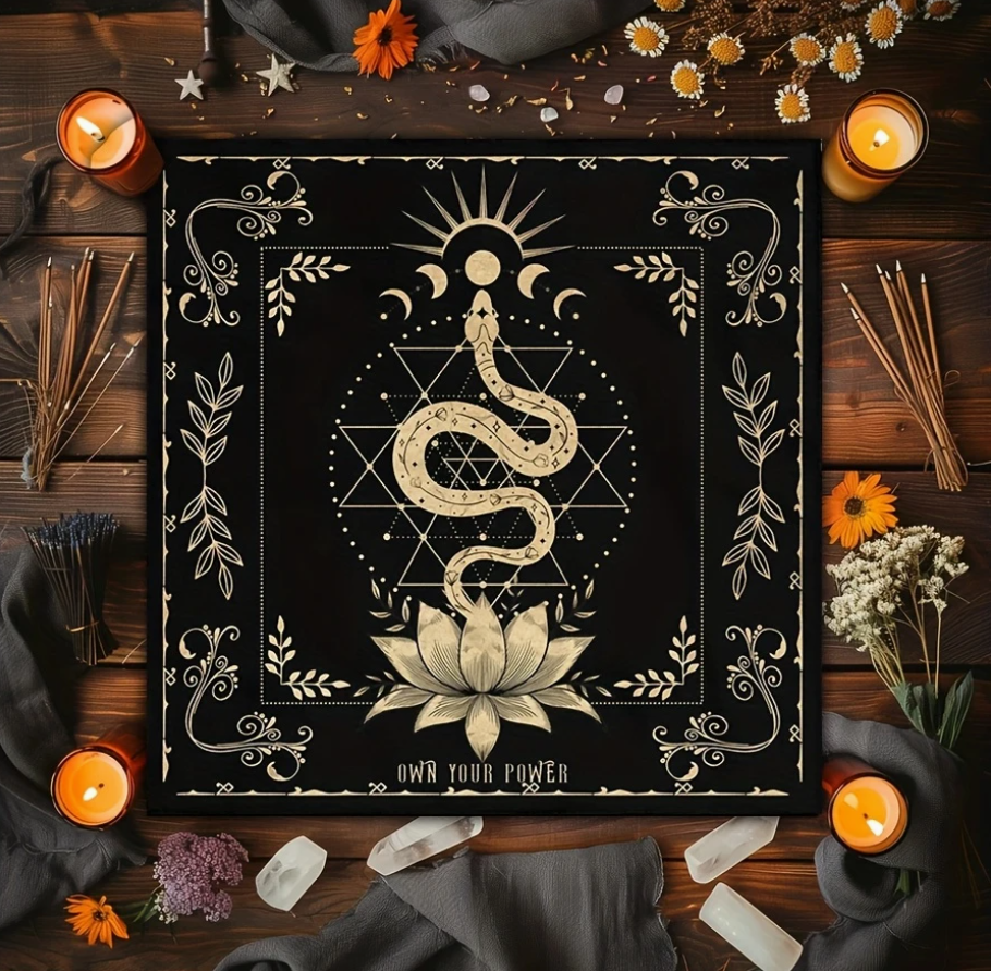 The Serpent of Sovereignty Altar Cloth