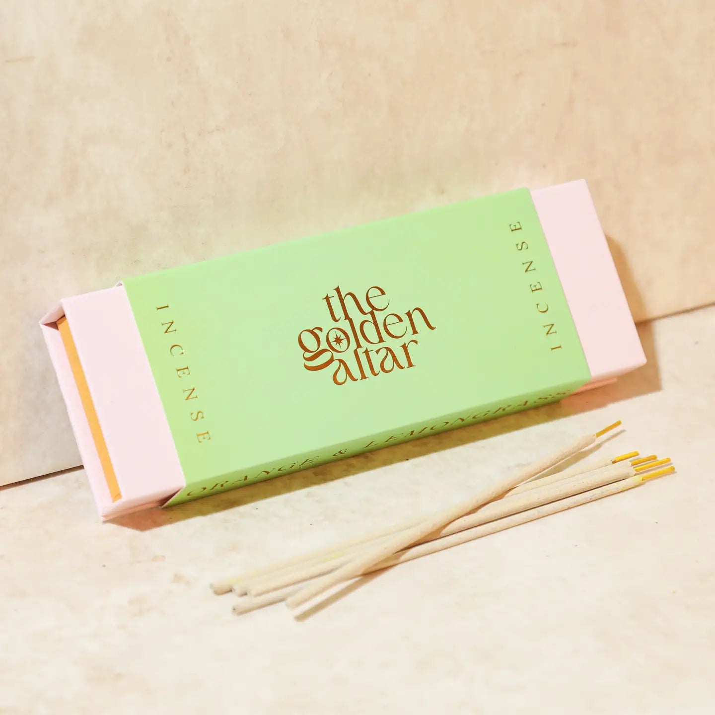The Golden Altar Natural Incense - Orange & Lemongrass