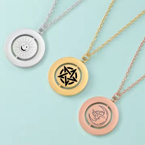 Lilia Rotating Personalised Necklaces
