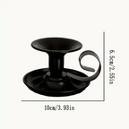 Midnight Vigil Traditional Taper Candle Holder