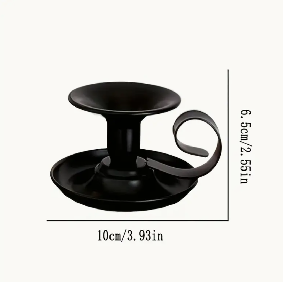 Midnight Vigil Traditional Taper Candle Holder