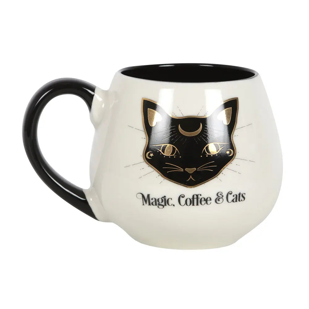 Magic, Coffee & Cats Rounded Mu