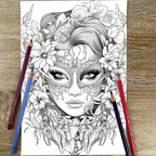 Enchanted Beauties – A Witchy Colouring Book