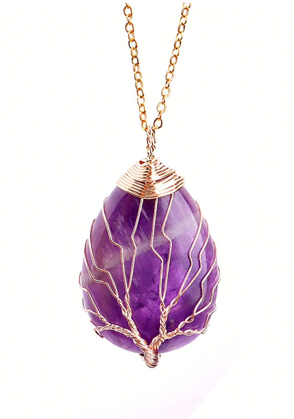 The Tree of Life Crystal Necklaces