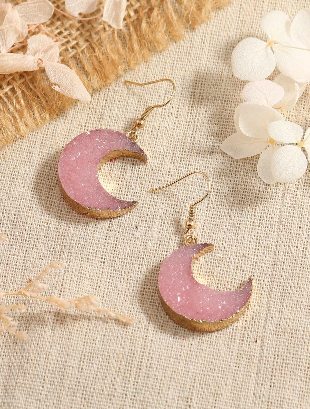 Selene Crescent Earrings / Stainless Steel