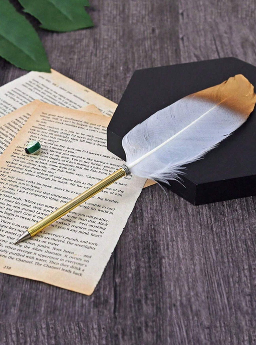 Feather & Flame Writing Quills