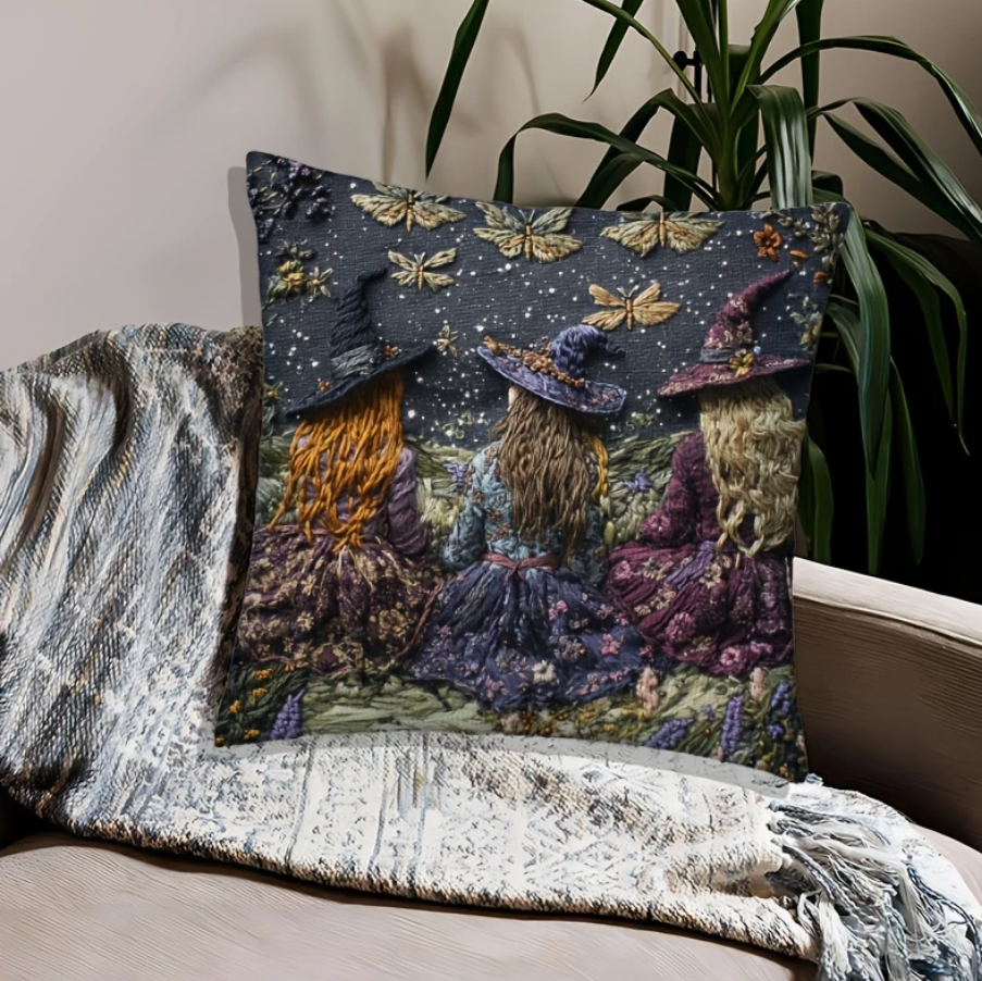 The Midnight Coven Cushion Cover