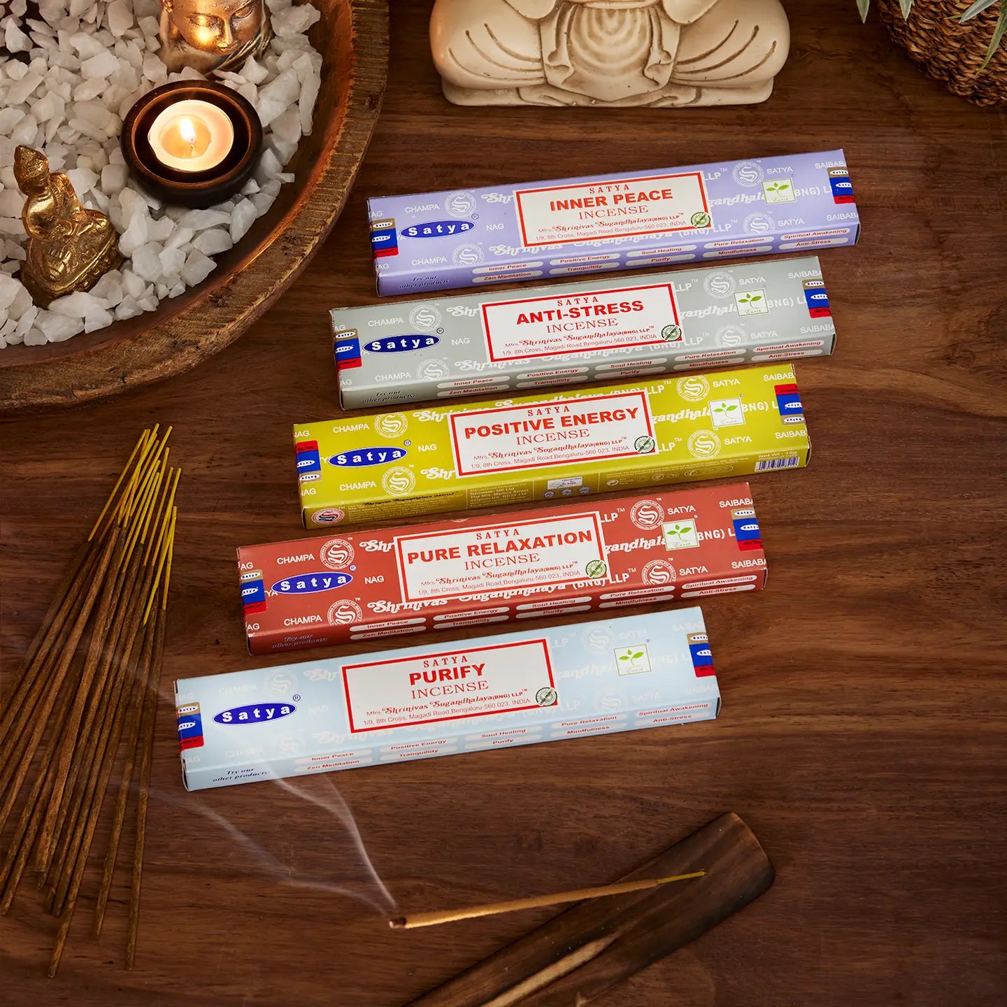 Satya Nag Champa Mindfulness Series Incense Sticks 15g