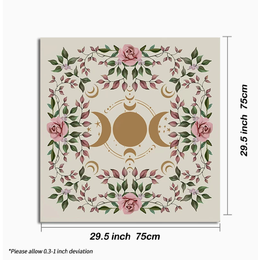 The Rosé Moon Altar Cloth
