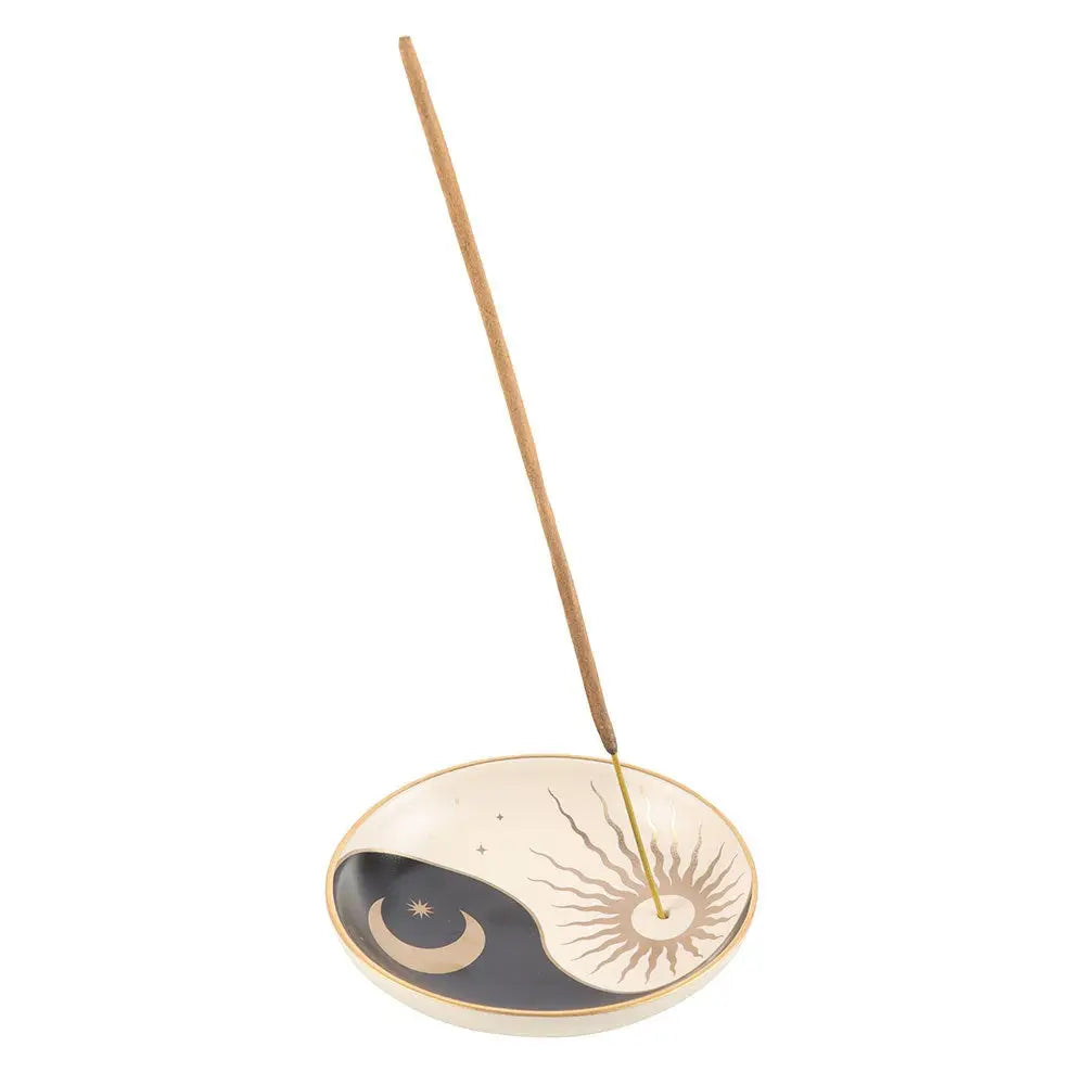 Yin Yang Ceramic Incense Holder Plate