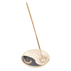 Yin Yang Ceramic Incense Holder Plate