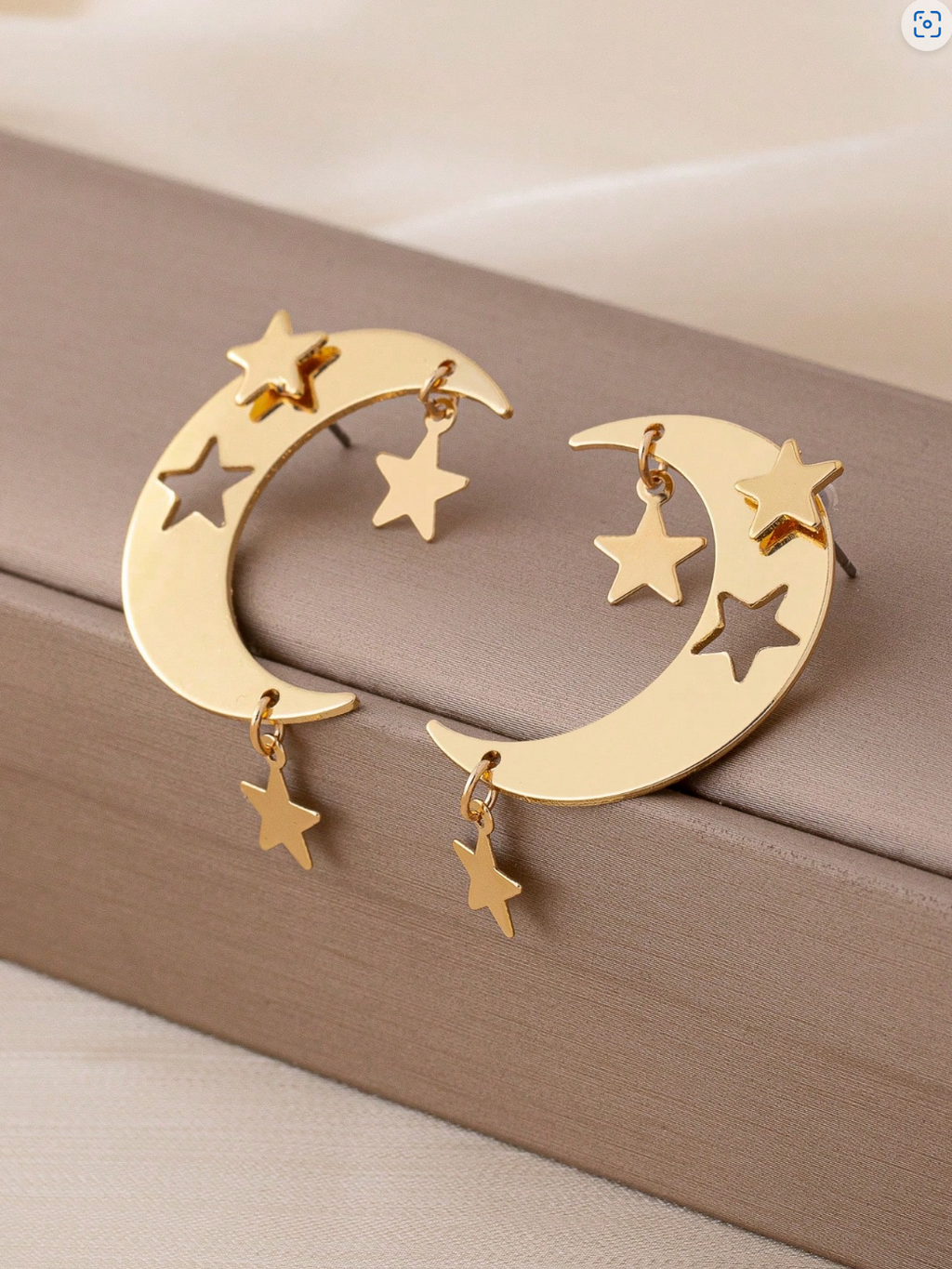 The Moondancer Celestial Star-Cutout Earrings