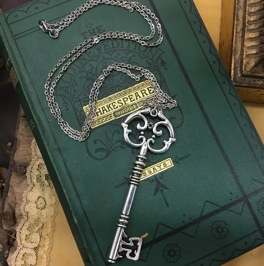 Hecate's Key Vintage Silver Key Necklace