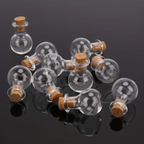Alchemist's Arsenal Mini Glass Potion Bottles - Set of 10