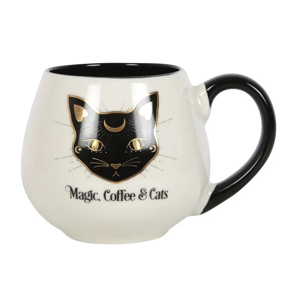 Magic, Coffee & Cats Rounded Mu