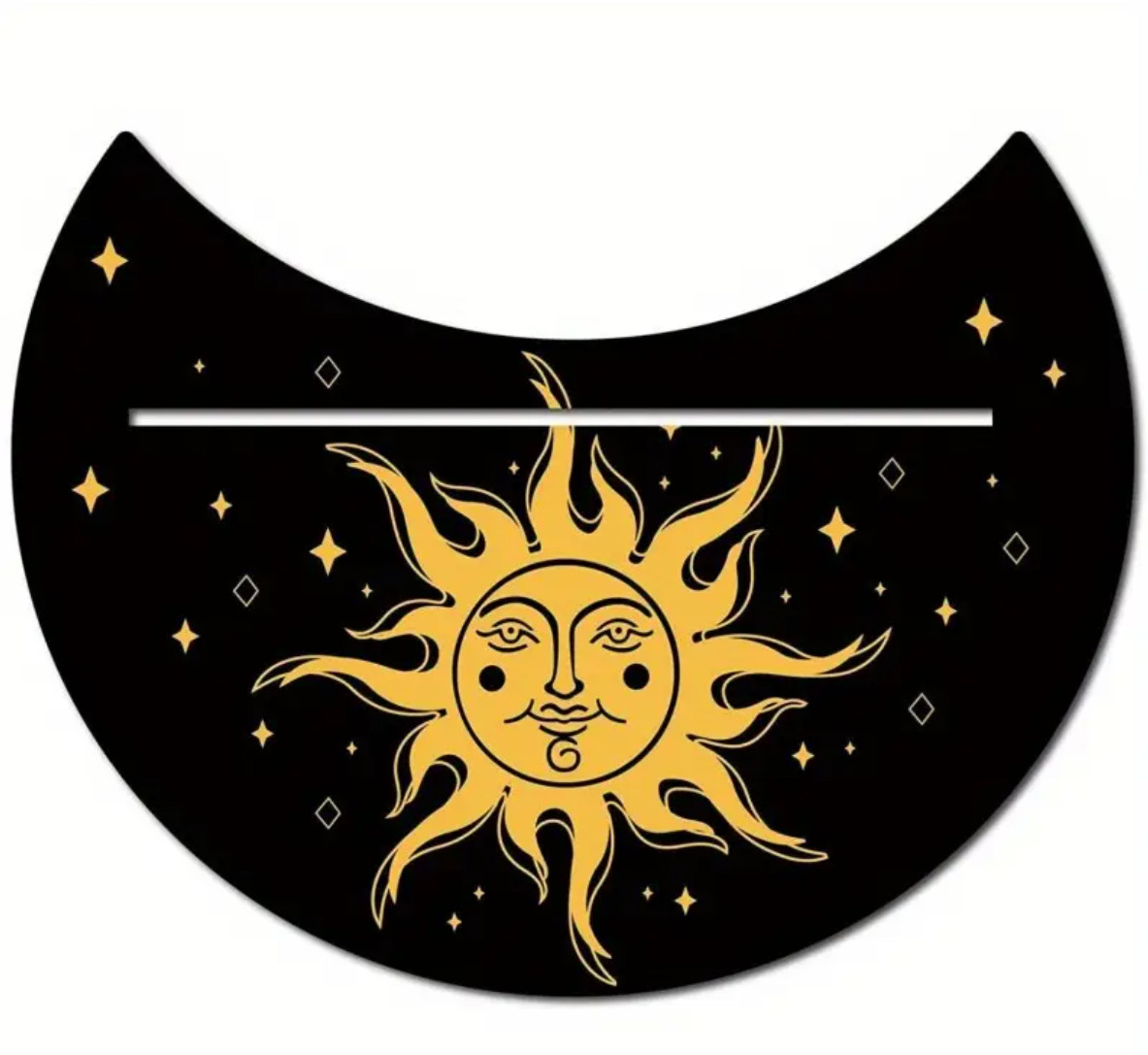 The Moon Shaped Wooden Tarot Stands
