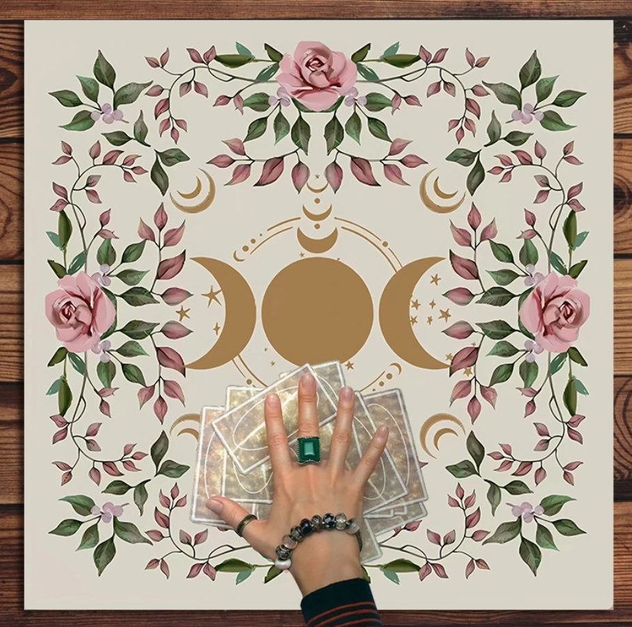 The Rosé Moon Altar Cloth