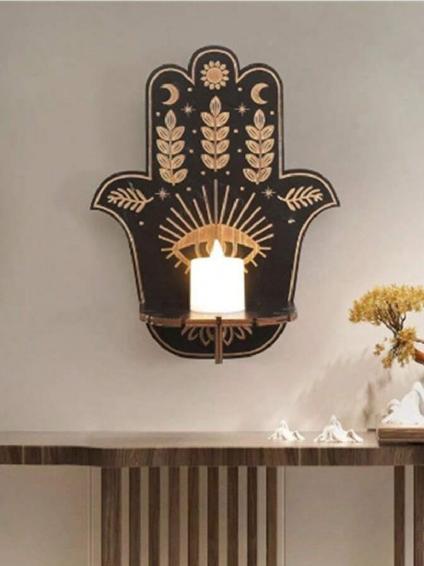 Hamsa Glow Wall Shelf
