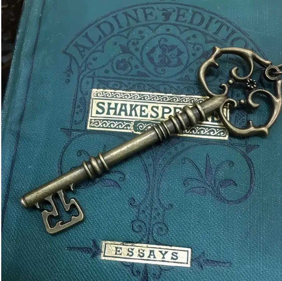 Hecate's Key Vintage Silver Key Necklace