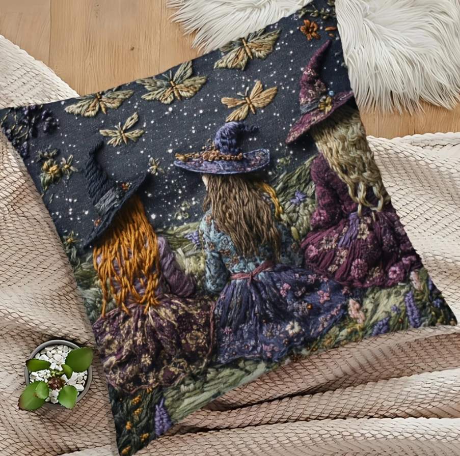 The Midnight Coven Cushion Cover