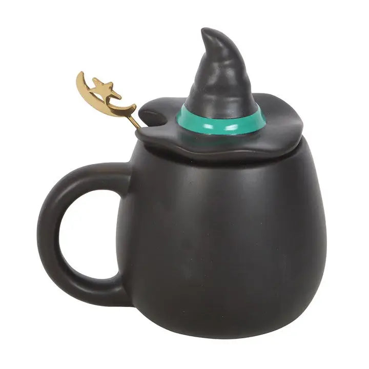 Bad Witch Lidded Mug with Spoon