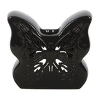 Black Cut-Out Butterfly Oil Burner