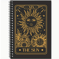 The Sun Card Spiral Notebook